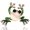 Frog 2, variant on Green Eyed Frog Brooch Vintage Rhinestone Enamel Crown Toad Animal Lapel Pins-Frog 1