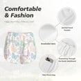 thumbnail image 6 of Lsque Colorful Butterfly Printed Women's Running Shorts with Liner Pockets,Elastic Quick Dry Workout Athletic Gym Yoga Shorts,Womens High Waist Shorts-Medium, 6 of 9