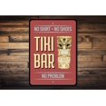 thumbnail image 1 of Tiki Statue Novelty Decor, Metal Wall Sign - 10x14 Inches, 1 of 4