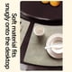 thumbnail image 4 of Manteles individuales de cuero para mesa de comedor | Manteles individuales en forma de abanico de estilo occidental resistentes al calor y a las manchas | Decoración lavable para hoteles y, 4 of 5