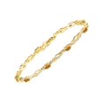 thumbnail image 6 of RYLOS Jewelry For Women Yellow Gold Plated Silver Infinity Wave Tennis Bracelet, Ring & Necklace Gemstone w/ Diamonds Adjustable 7"-8" Wrist & 18" Chain Tiger Eye November Birthstone Jewelry, 6 of 9
