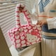 thumbnail image 1 of Bolso de mano esponjoso de Hello Kitty para niña Y2k, nuevo bolso de hombro de estilo coreano de ocio de moda Sanrio, bolsos de punto de felpa rosa para mujer, 1 of 3