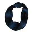 thumbnail image 2 of STEVE MADDEN Blue Acrylic Ombre Paisley Muffler Fringed, 2 of 2
