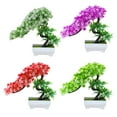 thumbnail image 3 of SPRING PARK Artificial Flower Plant Tree Potted Bonsai Fake Plants for Room Office Desk Decoration, 3 of 7