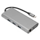 thumbnail image 2 of Hub USB 10 En 1, 1000M LAN Ethernet 4K HDTV Alta Resolución 100W PD Divisor USB Rápido Para Computadora Portátil, 2 of 8