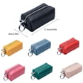 thumbnail image 4 of Qarigey Cartera de mujer, llaves de cuero, llavero portátil, monedero, organizador para mujer Carteras Verde oscuro, 4 of 6