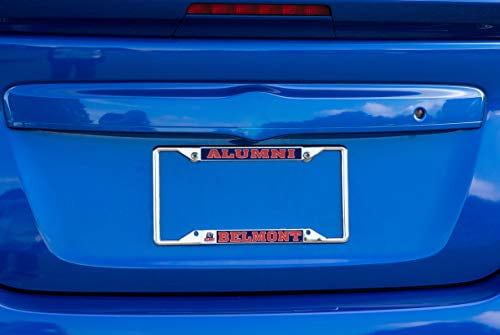 Alumni Desert Cactus Belmont University Bruins NCAA Metal License Plate Frame for Front Back of Car Officially Licensed 