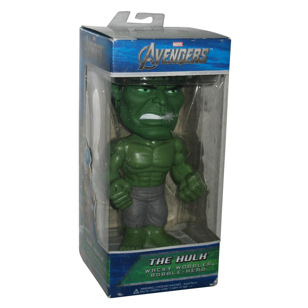 Marvel Avengers Incredible Hulk Funko Wacky Wobbler Bobblehead Figure ...