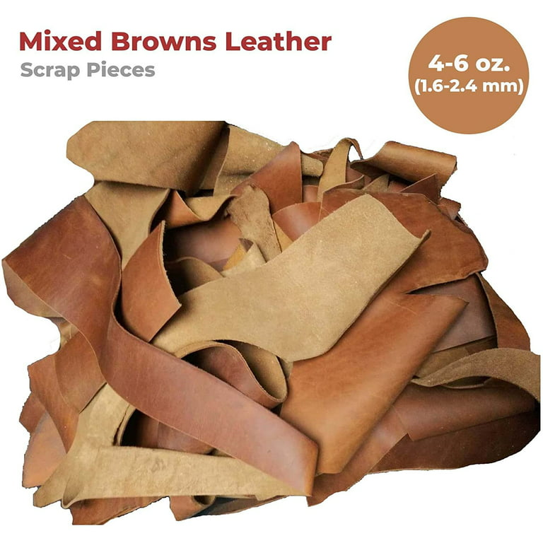 Mixed Leather Scrap - Leather Remnants & Scrap