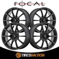 thumbnail image 3 of 1 Focal 18x8 4X100 / 4X4.50 +42 448SB F-20 Satin Black w/Satin Clear Coat Wheel Rim, 3 of 5
