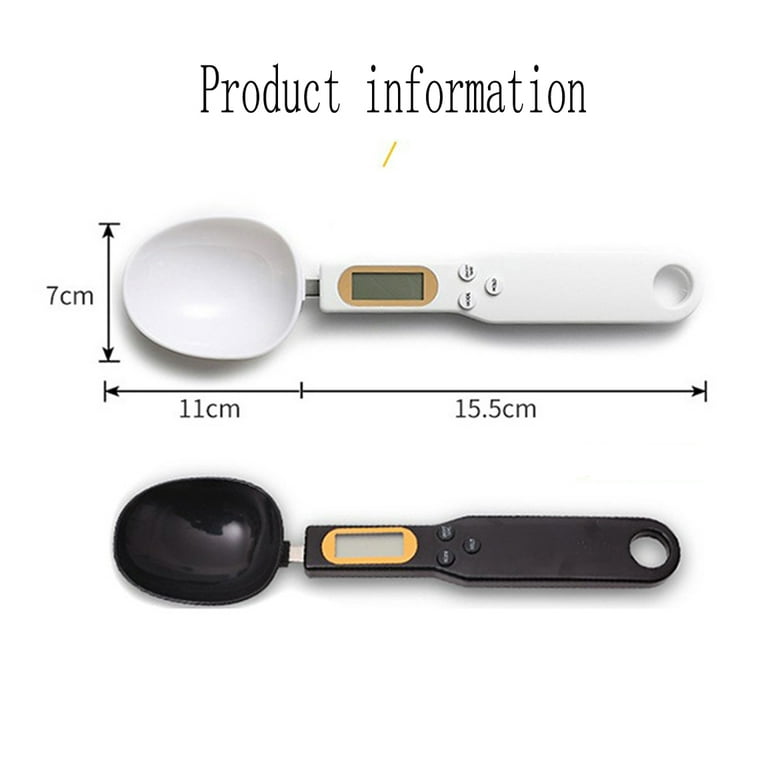 Travelwant Spoon Scales Digital Weight Grams, 0.5g-500g Kitchen Electronic  Gram Measuring Spoon Scales with Accurate LCD Display for Dispensing Coffee  