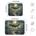 thumbnail image 5 of Yayeee Dish Drying Mat for Kitchen Counter Ultra Absorbent Easy Clean Pad 18x16", Whale and Moon, 5 of 7