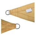 thumbnail image 3 of Sun Shade Sail Rectangle 10x13ft - UV Protection, Water-Resistant - Desert Sand, 3 of 8