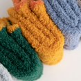 thumbnail image 4 of 6 Pairs Non Slip Hospital Socks for Women Fluffy Fuzzy Slipper Socks with Grips, 4 of 6