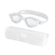 thumbnail image 1 of Gafas de natación, visión clara, gafas de natación de moda antivaho, de natación para deportes acuáticos, surf, playa y exteriores. blanco, 1 of 8
