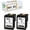 2 Black, variant on Compatible 301 XL Ink Cartridges Replacement for HP DeskJet 1000 1010 1050 1055 1510 2050 2510 2540 3510 Envy 4500 4505 5530 OfficeJet 4630 4635 Printers 2 Black