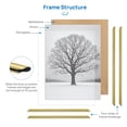 thumbnail image 6 of Sindcom 24x36 Picture Frames , Gallery Wall Poster Frames Set of 3 , Gold, 6 of 7