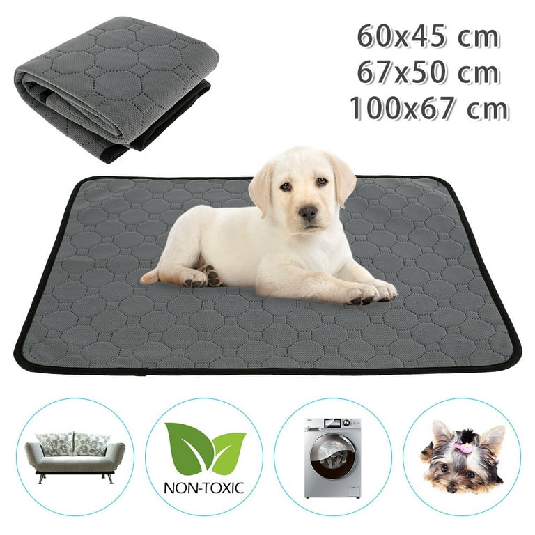 Hotbest Washable Dog Pee Pad,Washable Puppy Training Pad Pet Mat for Dogs,Cats Re-Usable Dog Pee Pad, Absorbent and Odour Controlling, Size: XL(39.3 *