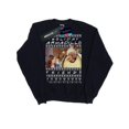 thumbnail image 1 of Friends Girls Fair Isle Holiday Armadillo Sweatshirt, 1 of 3