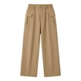 thumbnail image 7 of Nugftut Cargo Pants for Women High Waist Wide Leg Loose Casual Trouser with Pockets, 7 of 7