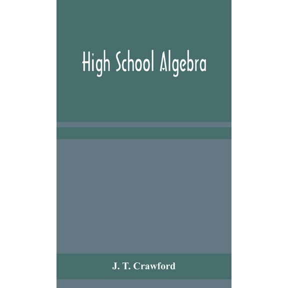 High School Algebra, (Hardcover)