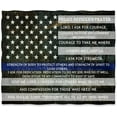 thumbnail image 6 of Police Officers Prayer Blanket Gifts for Men Kids Boys Home Bedroom Living Room Decor Soft Cozy Lightweight Plush Throw Blankets 60"x80", 6 of 6