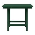 thumbnail image 2 of WestinTrends Ashore Outdoor HDPE 36" Square Patio Dining Table with Umbrella Hole, Dark Green, 2 of 12