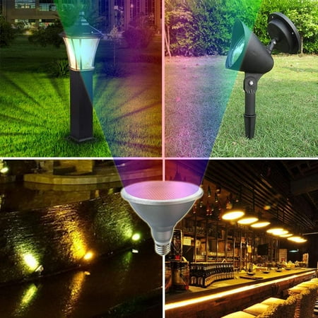Par38 Led Light Bulb 30w Rgb Warm White Flood Indoor Outdoor Dimmable Color Changing Spotlight With Remote Control Waterproof Lawn Lamp For Party Home Courtyard Decoration Canada Par38 Led Light Bulb 30w Rgb Warm White, Exterior Spot Light Fixtures Indoor