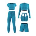 thumbnail image 2 of Conjunto de yoga para mujer Traje de ropa deportiva transpirable sin costuras Artículos deportivos (S Lake Blue) Tmvgtek Para Estrenar, 2 of 6