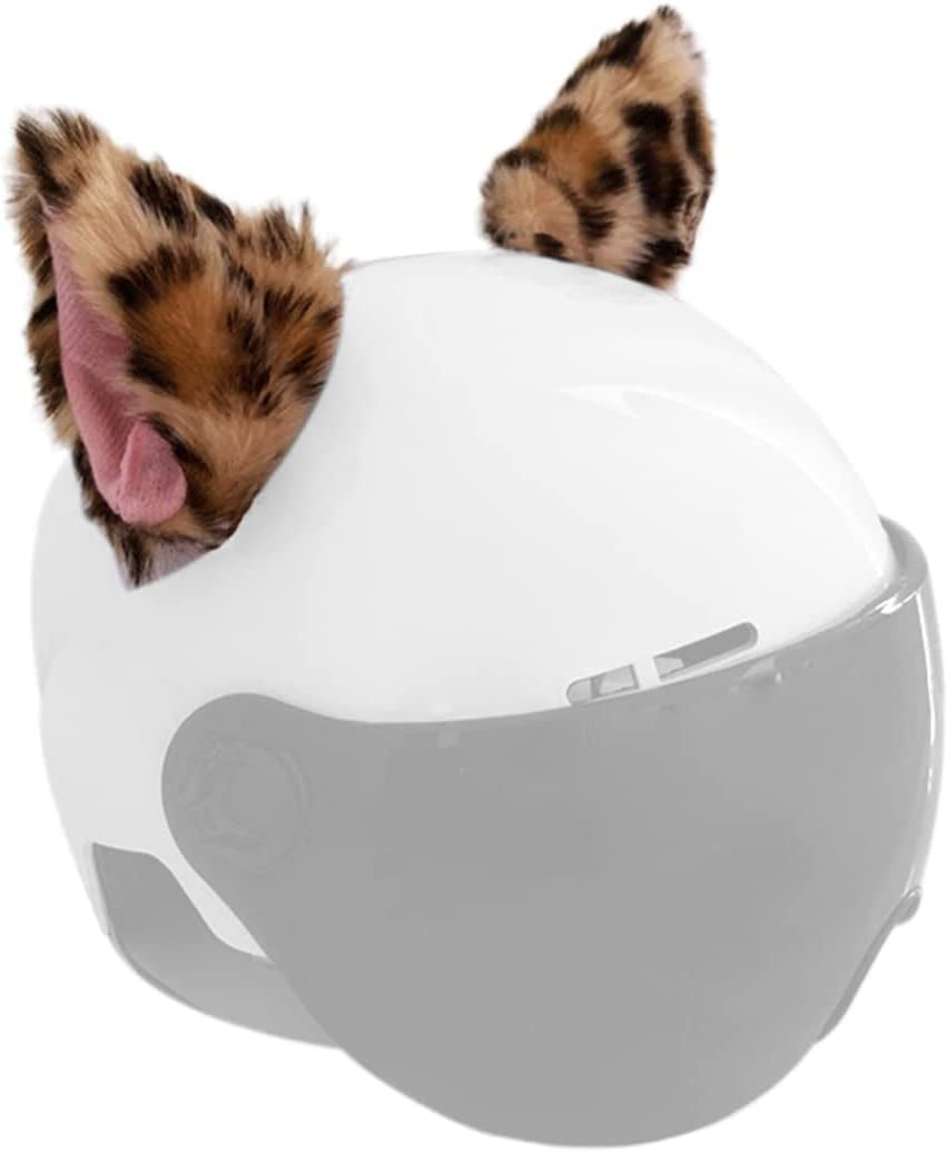 6 Pcs Helmet Cat Ears Large Plastic Devil Horns Ski Helmet Ears Small Stick : Helmet Flair MagNeatOhz Black Cat Ears for Helmet