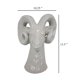 thumbnail image 5 of Cabeza de carnero Benzara para decoración de mesa, cerámica blanca, 34 cm, 5 of 6