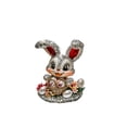 thumbnail image 2 of 3Pcs Bunny Decorative Pendant, CQCYD Easter Bunny Pendant, Easter Decorations Bunny Car Rearview Mirror Charm Backpack Keychain, Acrylic Bunny Figurine for Car Interior Home Decor and Easter Gifts, 2 of 5
