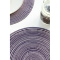 thumbnail image 5 of 4/6 Pack 15 Inch Round Braided Placemats, Washable Heat Resistant Cotton Polyester Circle Place Mats for Kitchen Dining Table, 5 of 5