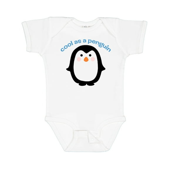 Inktastic Cool As a Penguin Boys or Girls Baby Bodysuit