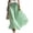 Green, variant on Striped Maxi Skirts for Women Flowy Loose Fit Elastic Waist A-Line Long Skirts Summer Casual Beach Vacation Skirts, L
