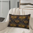 thumbnail image 6 of Fotbe Gold Dragonfly Mandala Pillow Cases - Envelope Closure - Luxury, Extra Soft, Cooling Pillow Covers - Wrinkle, Fade, Stain Resistant-16"x24", 6 of 8