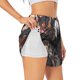 thumbnail image 1 of Balery Moonlit Crow Blossoms Pantalones cortos deportivos para mujer con forro y dos bolsillos, elásticos, para entrenamiento, gimnasio, yoga-Medium, 1 of 7