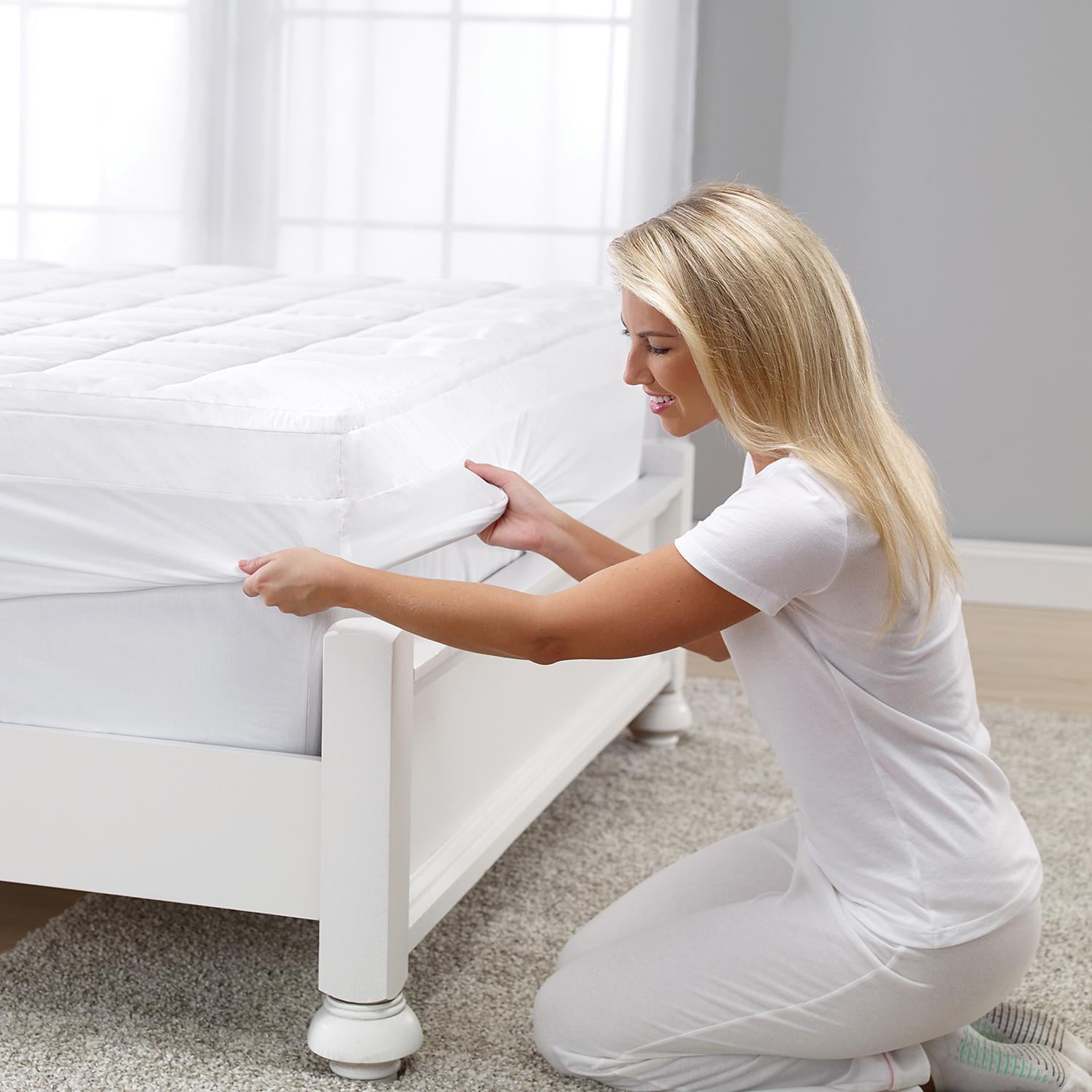 Serta 4" PillowTop and Memory Foam Mattress Topper Full Walmart