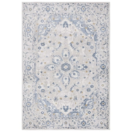 SAFAVIEH Palma Vianne Oriental Area Rug Light Grey/Blue 9 x 12