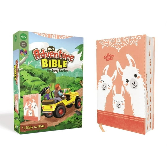 Adventure Bible Nirv, Adventure Bible for Early Readers, Leathersoft, Coral, Full Color, Thumb Indexed Tabs, (Hardcover)