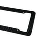 thumbnail image 2 of 10uds. Cubierta de placa de matrícula cubierta de etiqueta de licencia accesorios de coche de fibra de carbono negro, 2 of 6