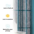 thumbnail image 2 of THD Serena Faux Linen Textured Semi Sheer Transparent Window Grommet Long Thick Curtain Panels, Pair, 2 of 4