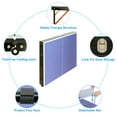 thumbnail image 6 of 4.5ft Foldable Ping Pong Table Tennis Table Set with Net & 2 Paddles-Portable Indoor/Outdoor Game Equipment, 6 of 7
