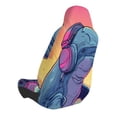 thumbnail image 4 of Lsque Hip-Hop DJ Dolphin Pattern Car Seat Covers for Front Seats , Waterproof Seat Covers for Cars, Sporty Front Seat Covers,Car Seat Cover Protector Front Seats, 4 of 5