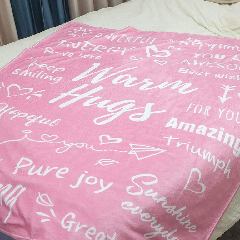 Healing Blanket Get Well Soon Gifts Pink Compassion Blankets