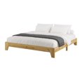 thumbnail image 4 of CorLiving Aiko Engineered Wood Mid Century Platform Bed Frame with Slats, No Box Spring Required, 4 of 9