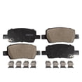 thumbnail image 3 of Detroit Axle - Rear Brake Pads for Hyundai 2021 2022 2023 Santa Fe Cruz Kia Sorento Carnival, Ceramic Brake Pads with Hardware Replacement, 3 of 7