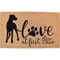 thumbnail image 5 of Imports Decor 590PVC 30 x 18 x 0.5 in. Love At First Bite Mat - Brown & Black, 5 of 7
