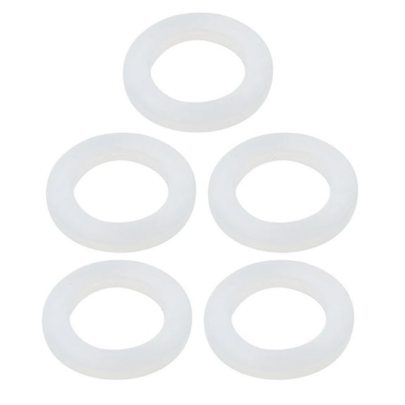 5pcs Clear Silicone Round Flat Washer Assortment Size 21x31x3mm Flat Washer