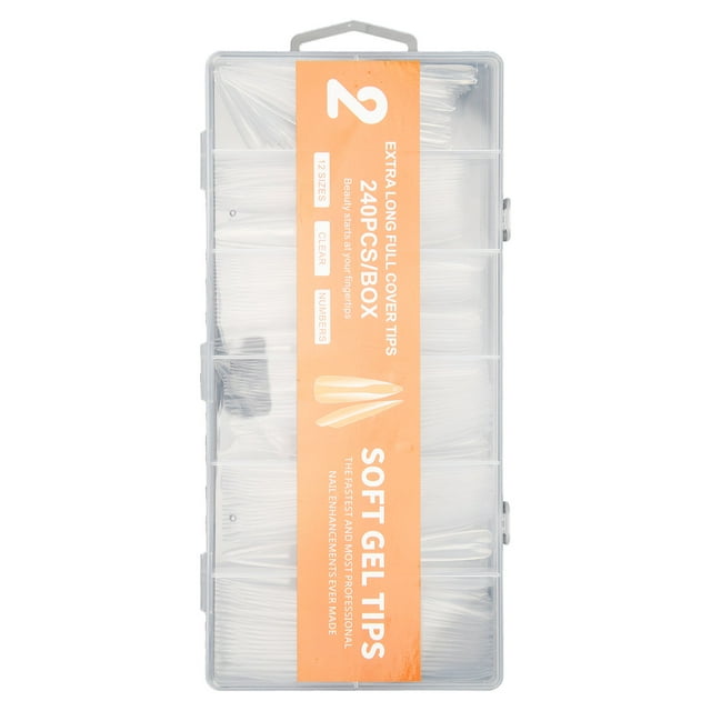 Puntas de Uñas ANGGREK 240 Piezas